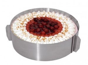 anello torte acciaio inox 16 30 cm.