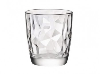 bicchiere vetro impilabile diamond bormioli