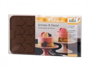 set stampini cioccolatini e decori cioccolato silicone