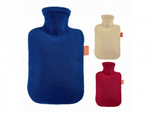 borsa acqua calda foderata in tessuto pile fashy