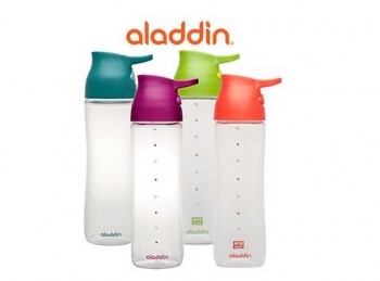 bottiglia borraccia sport plastica aladdin one handed
