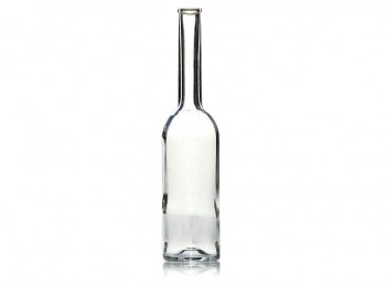 bottiglia vetro grappa liquori opera 100 cc con tappo legno
