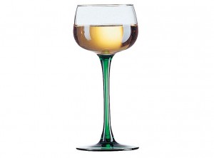 calice vino vin du rhin piede verde