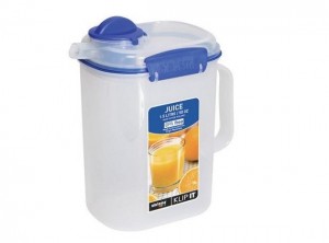 caraffa plastica da frigo per succhi con coperchio
