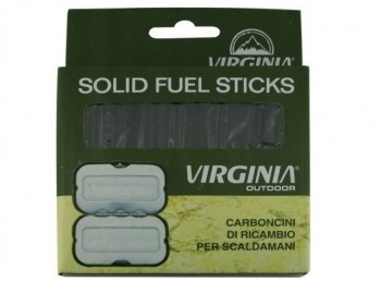 carbone fuoco ricambio per scaldamani virginia
