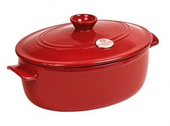 cocotte casseruola ovale fa forno e fiamma emile henry