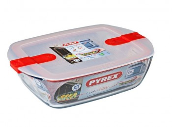 pirofila vetro da forno pyrex con coperchio 