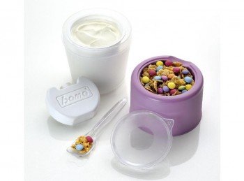 barattolo contenitore porta joghurt refrigerante