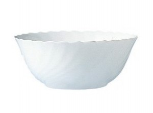 coppa insalata monoporzione vetro bianco arcopal