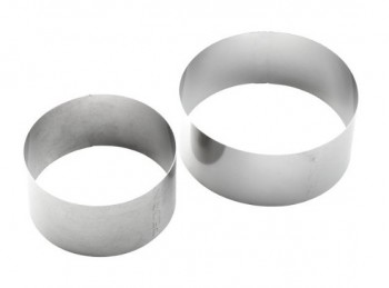 coppia anelli coppapasta tondo acciaio inox