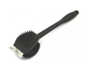 spazzola raschietto pulisci grill barbecue gefu