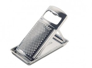 grattugia formaggio manuale con raccoglitore inox motta