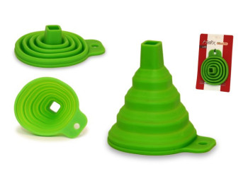 imbuto salvaspazio pieghevole in silicone