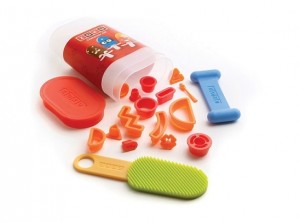 set formine faccine decora gelati stecco frutta zoku