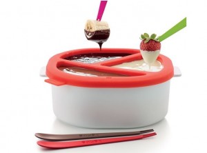 set fonduta cioccolato silicone Lekue
