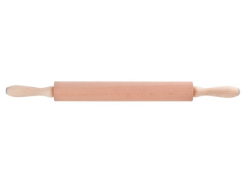 mattarello stendi pasta legno manico girevole