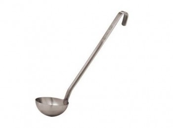 mestolino corto con becco versa e servi inox paderno