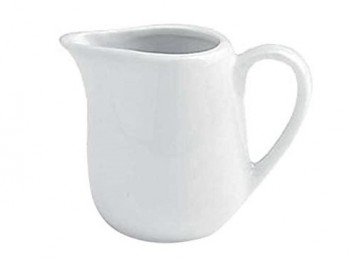 lattiera cremierina per latte in porcellana bianca
