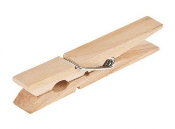 pinza molletta stendi biancheria legno naturale