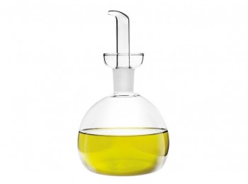 ampolla olio in vetro con beccuccio versatore