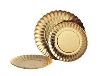 vassoietto cartoncino color oro pasticceria