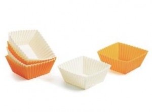 stampi pirottini muffin silicone ghidini quadrato