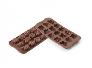 placca cioccolatini soggetti primavera silikomart