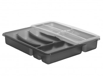 portaposate da cassetto a scomparti plastica rotho