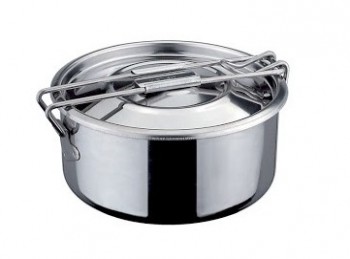 casseruola pietanziera acciaio inox da campeggio