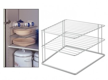 mensola ripiano doppio piano per cucina metti in ordine metaltex