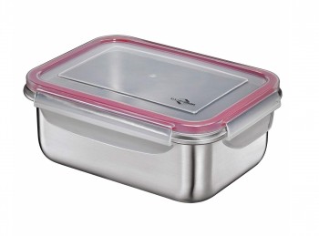 scatola contenitore lunch box per pranzo fuori in acciaio