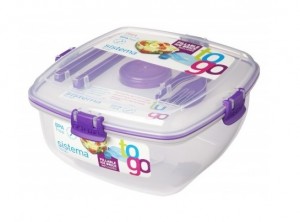 scatola lunch box per pranzo fuori casa con posate