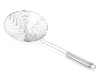 schiumarola scola tutto in acciaio inox