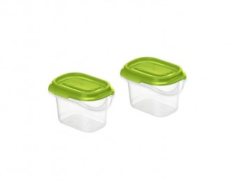 set 2 mini contenitori per frigo e congelatore