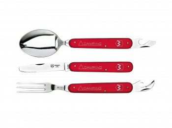 set posate camping pieghevoli mercury 