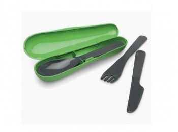 set posate plastica tempo libero con custodia aladdin