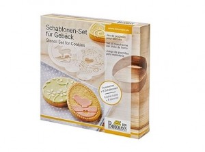 set taglia biscotti e mascherine decorazione glassa birkmann