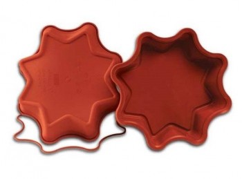 stampo tortiera stella natale in silicone