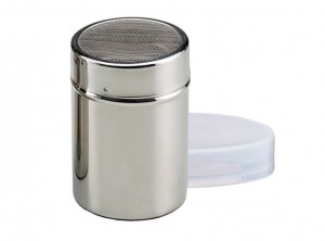 barattolo spargizucchero cacao rete inox eva
