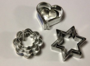 stampini biscotti natale serie stella cuore fiore