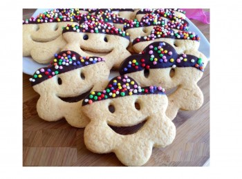 stampino biscotti fiore smile con sorriso