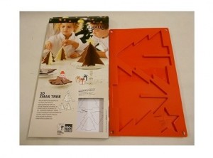 stampo abete natale 3d silicone lekue