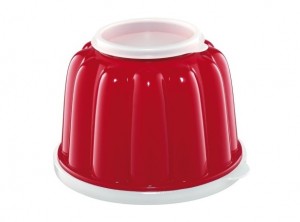 stampo budino plastica con coperchio 1 litro kuchenprofi