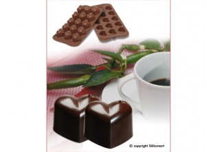 stampo cioccolatini silicone silikomart cuori