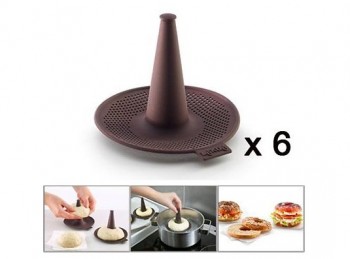 stampo cuoci pane bagels silicone lekue