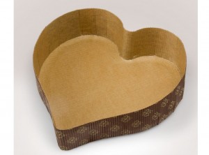 stampo cuore carta da forno