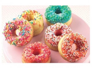 stampo silicone forma ciambelle donuts con buco