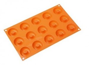 stampo forma mini ciambelle donuts silicone