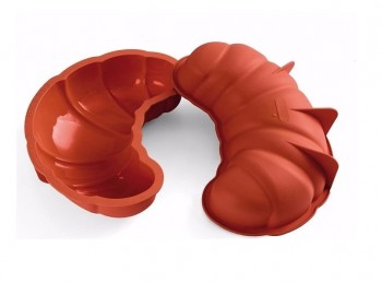 stampo forma maxi croissant silicone silikomart