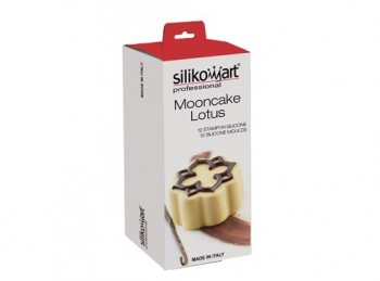 stampo silicone tortino fiore lotus silikomart